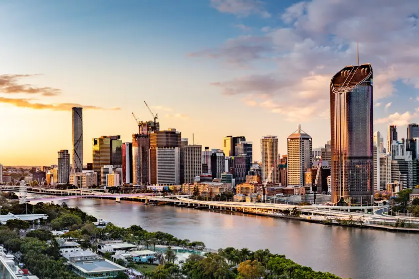 Brisbane city skyline representing TPD Claim Support's Brisbane office and Queensland-wide TPD claims service